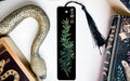 Rosemary Ukiyo-e Metal Bookmark – Japanese Woodblock Style Art, Detailed Botanical Illustration, Unique Book Lover Gift — photo 1
