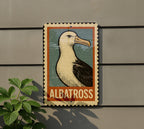 Albatross Stamp Style Wall Art – Vintage Metal Sign for Home, Garage, Bar, or Coastal Decor — photo 5
