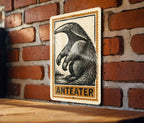 Anteater Stamp Style Metal Sign – Rustic Wall Art, Vintage Animal Decor for Home, Cabin, or Man Cave — photo 2