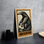 Anteater Stamp Style Metal Sign – Rustic Wall Art, Vintage Animal Decor for Home, Cabin, or Man Cave — photo 4