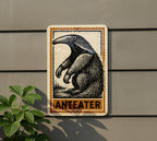 Anteater Stamp Style Metal Sign – Rustic Wall Art, Vintage Animal Decor for Home, Cabin, or Man Cave — photo 5