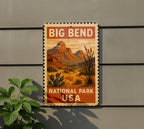 Big Bend National Park Metal Sign – Vintage Stamp Style Wall Art, Rustic USA Travel Decor, National Park Souvenir Sign — photo 5