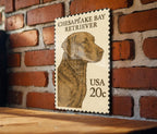 Chesapeake Bay Retriever Metal Sign – Rustic Dog Wall Art, Vintage Stamp Style Decor for Cabin, Lodge, or Kennel — photo 1
