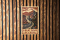 Great Wall of China Metal Sign – Vintage Stamp Style Wall Art, Rustic Decor for Travel Lovers, Chinese Landmark Gift — photo 1