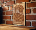 Leonberger Dog Stamp Art Metal Sign – Vintage-Style Wall Decor for Dog Lovers, Rustic Home or Kennel Gift — photo 1