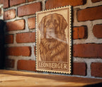 Leonberger Dog Stamp Art Metal Sign – Vintage-Style Wall Decor for Dog Lovers, Rustic Home or Kennel Gift — photo 1