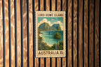 Lord Howe Island Australia Metal Sign – Vintage Travel Stamp Style Wall Art for Home, Office, or Beach House Decor — photo 3