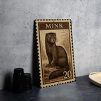 Vintage Mink  Metal Sign – Retro Stamp Style Wall Art for Garage, Bar, Man Cave, Rustic Home Decor — photo 4