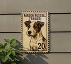Parson Russell Terrier Dog Metal Sign – Vintage Stamp Style Wall Art for Home, Farmhouse, Porch or Dog Lover Gift — photo 5