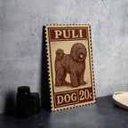 Puli Dog Metal Sign Vertical – Rustic Stamp Style Wall Art, Farmhouse Pet Decor, Vintage Dog Lover Gift for Home or Kennel — photo 4