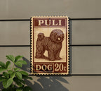 Puli Dog Metal Sign Vertical – Rustic Stamp Style Wall Art, Farmhouse Pet Decor, Vintage Dog Lover Gift for Home or Kennel — photo 5