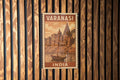 Varanasi India Metal Sign – Vintage Stamp Style Wall Art, Travel Poster, Rustic Home Decor, Indian City Souvenir — photo 1