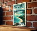 Whitsunday Islands Australia Metal Sign – Vintage Travel Stamp Style Wall Art for Home, Bar, Office, Beach Decor — photo 1