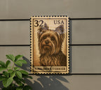 Yorkshire Terrier Metal Sign – Vintage Stamp Style Dog Wall Art for Home, Porch, Kennel, Rustic Pet Decor Gift — photo 5