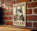 Alaskan Klee Kai Dog Metal Sign – Vintage Stamp Style Wall Art, Rustic Vertical Pet Decor, Gift for Dog Lovers — photo 1