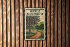 Apple Orchard Metal Sign – Vintage Farmhouse Decor, Rustic Apple Picking Wall Art, Country Kitchen Stamp-Style Plaque — photo 3