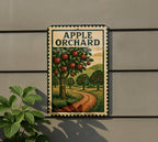 Apple Orchard Metal Sign – Vintage Farmhouse Decor, Rustic Apple Picking Wall Art, Country Kitchen Stamp-Style Plaque — photo 5