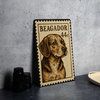 Beagador Metal Sign – Vintage Stamp Style Dog Wall Art, Rustic Pet Decor for Home, Kennel, or Dog Lover Gift — photo 4