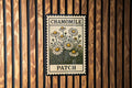 Chamomile Patch Metal Sign – Vintage Botanical Wall Art, Rustic Garden Decor, Floral Stamp Style Tin Sign for Kitchen or Porch — photo 1
