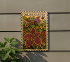 Coleus Garden Metal Sign – Vintage Stamp Style Botanical Wall Art, Outdoor Garden Decor, Rustic Plant Lover Gift — photo 5