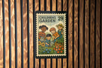 Children’s Garden Metal Sign – Vintage Stamp Style Wall Art for Kids Outdoor Play Area, Weatherproof Yard Decor — photo 3