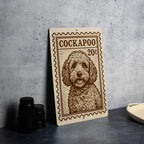 Cockapoo Metal Sign – Vintage Stamp Style Dog Wall Art, Rustic Pet Decor, Cockapoo Gift for Dog Lovers, Indoor Outdoor Sign — photo 4