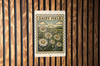 Vintage Daisy Field Metal Sign – Rustic Floral Wall Art, Stamp Style Garden Decor, Retro Tin Sign for Home or Outdoor Display — photo 1