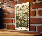 Vintage Daisy Field Metal Sign – Rustic Floral Wall Art, Stamp Style Garden Decor, Retro Tin Sign for Home or Outdoor Display — photo 2
