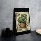 Rustic Culinary Herb Planter Metal Sign – Vintage Kitchen Wall Decor, Botanical Stamp Art for Garden or Home Chef Gift — photo 4