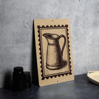 Vintage Enamel Pitcher Metal Sign – Farmhouse Kitchen Wall Decor, Rustic Stamp Style Artwork, Country Home Accent — photo 4