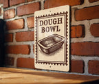 Rustic Dough Bowl Stamp Style Metal Sign – Farmhouse Kitchen Wall Art Decor, Vintage-Inspired Home Accent Gift — photo 3