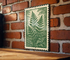 Fern Garden Metal Sign – Botanical Stamp Style Wall Art, Vintage Nature Decor, Rustic Outdoor Garden Sign for Home or Patio — photo 2