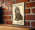 Field Spaniel Metal Sign – Vintage Dog Wall Art, Rustic Farmhouse Decor, Retro Stamp Style Kennel Sign for Pet Lovers — photo 3