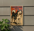 Greenland Dog Metal Sign Vertical | Vintage Stamp Style Wall Art | Rustic Nordic Dog Decor for Cabin, Kennel, or Gift — photo 5