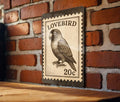 Lovebird Metal Sign – Vintage Stamp Style Wall Art, Rustic Bird Decor, Romantic Tin Sign for Home or Garden Display — photo 1