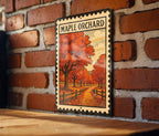 Maple Orchard Metal Sign – Rustic Farmhouse Decor, Vintage Stamp Style Wall Art, Country Kitchen or Garden Sign — photo 3