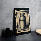 Vintage Milk Churn Metal Sign – Rustic Farmhouse Kitchen Wall Art, Country Dairy Decor, Retro Stamp Style Tin Plaque — photo 4