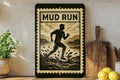 Mud Run Stamp Style Metal Sign – Rustic Obstacle Course Wall Art, Adventure Race Decor, Gift for Runners, Man Cave Sign — photo 1