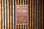 Peach Orchard Metal Sign – Vintage Farmhouse Wall Decor, Rustic Garden Art, Country Kitchen Stamp Style Artwork — photo 2
