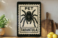 Pet Tarantula Metal Sign – Vintage Stamp Style Spider Wall Art for Arachnid Lovers, Rustic Home or Man Cave Decor — photo 1