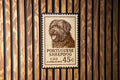 Portuguese Sheepdog Metal Sign – Vintage Stamp Style Wall Art, Rustic Dog Decor, Farmhouse Pet Lover Gift, Indoor Outdoor Plaque — photo 1