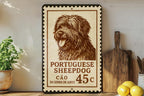 Portuguese Sheepdog Metal Sign – Vintage Stamp Style Wall Art, Rustic Dog Decor, Farmhouse Pet Lover Gift, Indoor Outdoor Plaque — photo 3