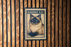Ragdoll Cat Metal Sign – Vintage Stamp Style Wall Art for Cat Lovers, Rustic Home Decor, Gift for Pet Owners — photo 2
