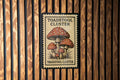 Toadstool Cluster Metal Sign – Vintage Mushroom Wall Art, Rustic Fungi Decor, Cottagecore Garden Sign, Nature-Inspired Artwork — photo 1