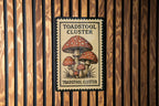 Toadstool Cluster Metal Sign – Vintage Mushroom Wall Art, Rustic Fungi Decor, Cottagecore Garden Sign, Nature-Inspired Artwork — photo 1