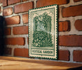 Vertical Garden Metal Sign – Rustic Stamp Style Wall Art for Indoor Outdoor Decor, Vintage Botanical Garden Plaque — photo 1