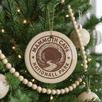 Mammoth Cave National Park Ornament – Circular Stamp Style Ceramic Keepsake, Nature Travel Souvenir Gift — photo 2