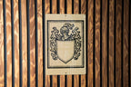 Custom Heraldic Crest Metal Sign – Vintage Blank Coat of Arms Wall Art, Rustic Family Emblem Stamp Style Decor — photo 3