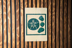 Coastal Sand Dollar & Sea Glass Metal Sign – Beach House Wall Art, Nautical Stamp Style Decor for Ocean Lovers — photo 4