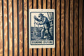 Nautical Soundings Lead Line Metal Sign – Vintage Maritime Stamp Style Wall Art for Coastal Home or Boat Decor — photo 1